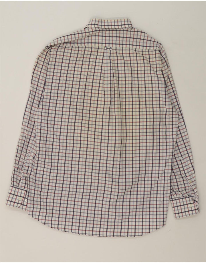 U.S. POLO ASSN. Mens Shirt Large White Check Cotton Vintage U.S. Polo Assn. and Second-Hand U.S. Polo Assn. from Messina Hembry 