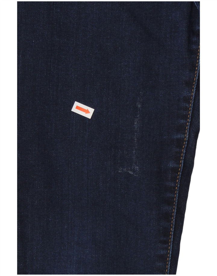 LEVI'S Womens Skinny Jeans W29 L30 Navy Blue Cotton