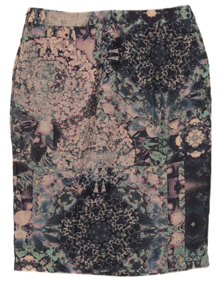 Marks & Spencer Womens Pencil Skirt UK 12 Medium W30 Multicoloured