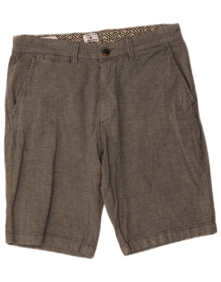 Jack & Jones Mens Regular Chino Shorts Medium W32  Grey Cotton