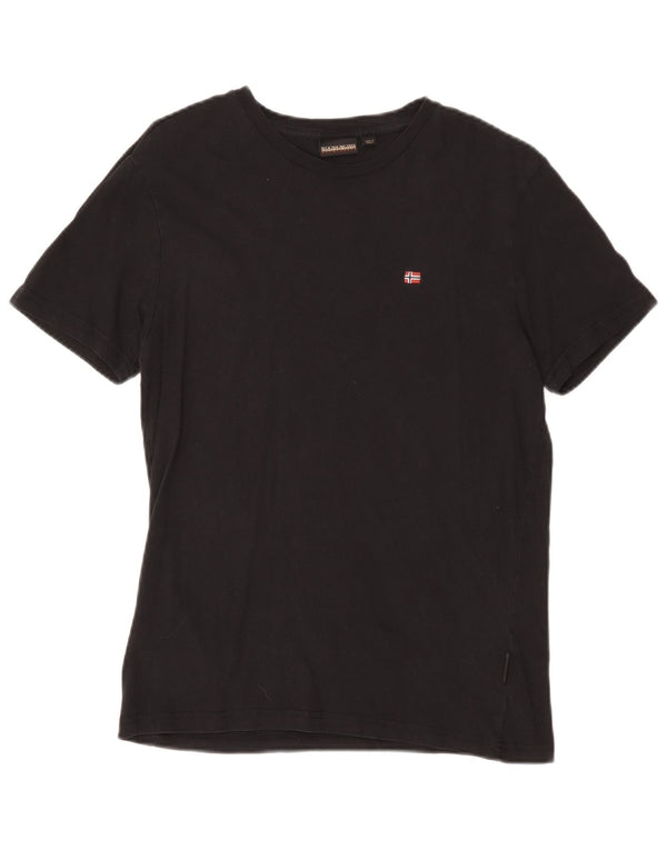 Napapijri Mens T-Shirt Top Small Black