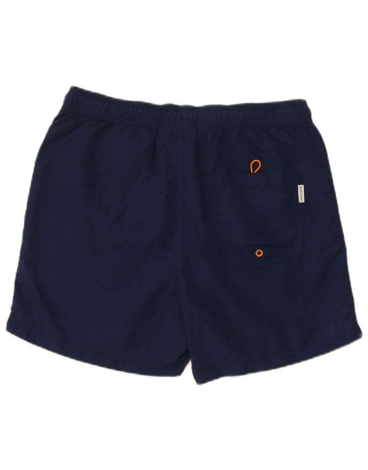 Jack & Jones Mens Swimming Shorts Small  Navy Blue Polyester