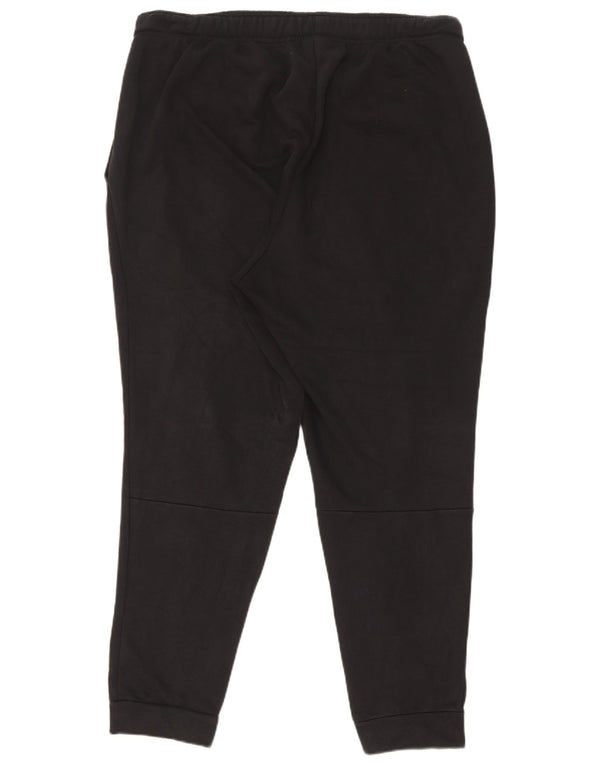 Nike Mens Dri Fit Tracksuit Trousers Joggers XL Black Cotton