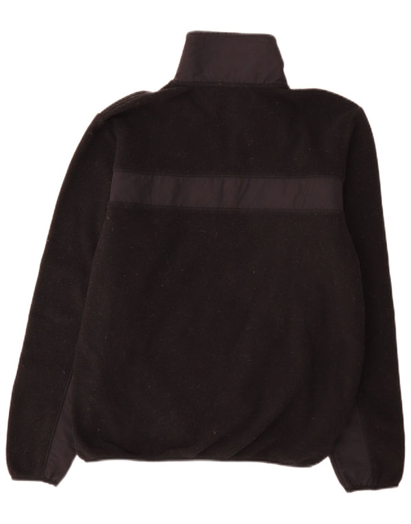 Kappa Mens Fleece Jacket UK 38 Medium Black Colourblock Polyester