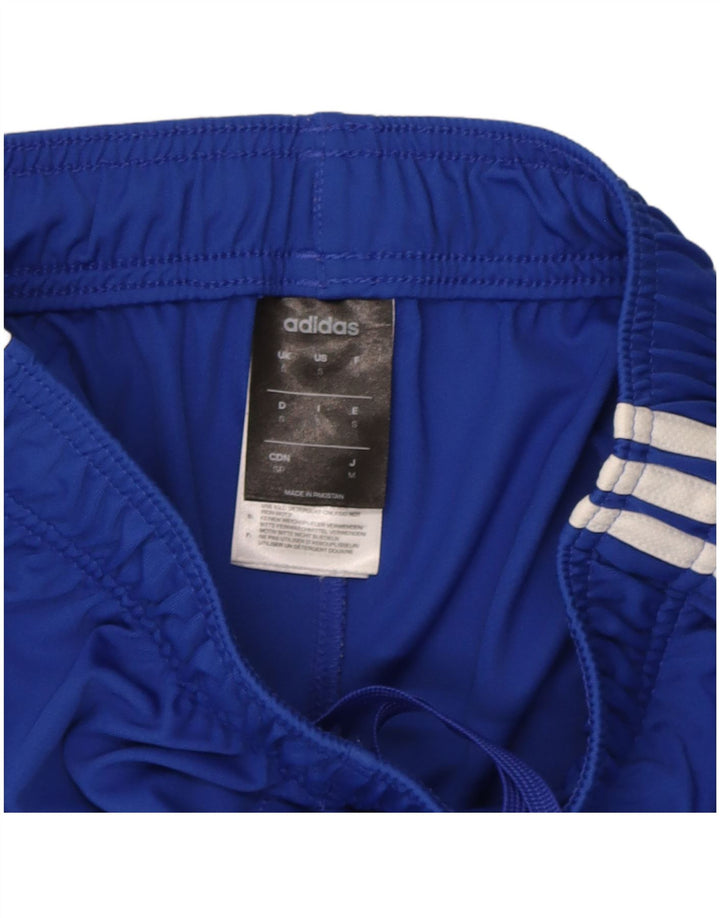 Adidas Mens Climalite Sport Shorts Small Blue Polyester