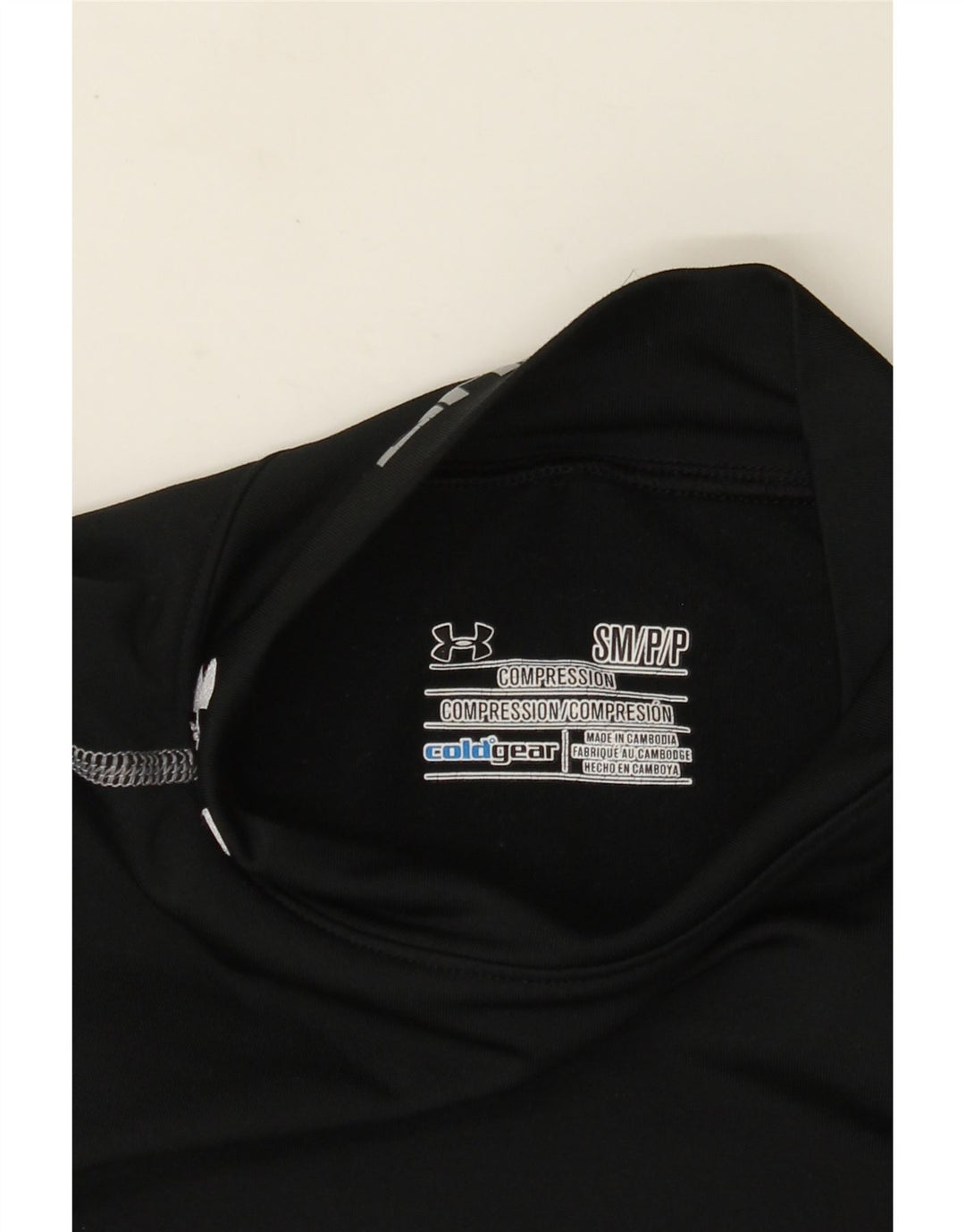 Under Armour Womens Compression Graphic Top Long Sleeve UK 8 Small Black