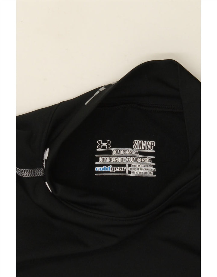 Under Armour Womens Compression Graphic Top Long Sleeve UK 8 Small Black