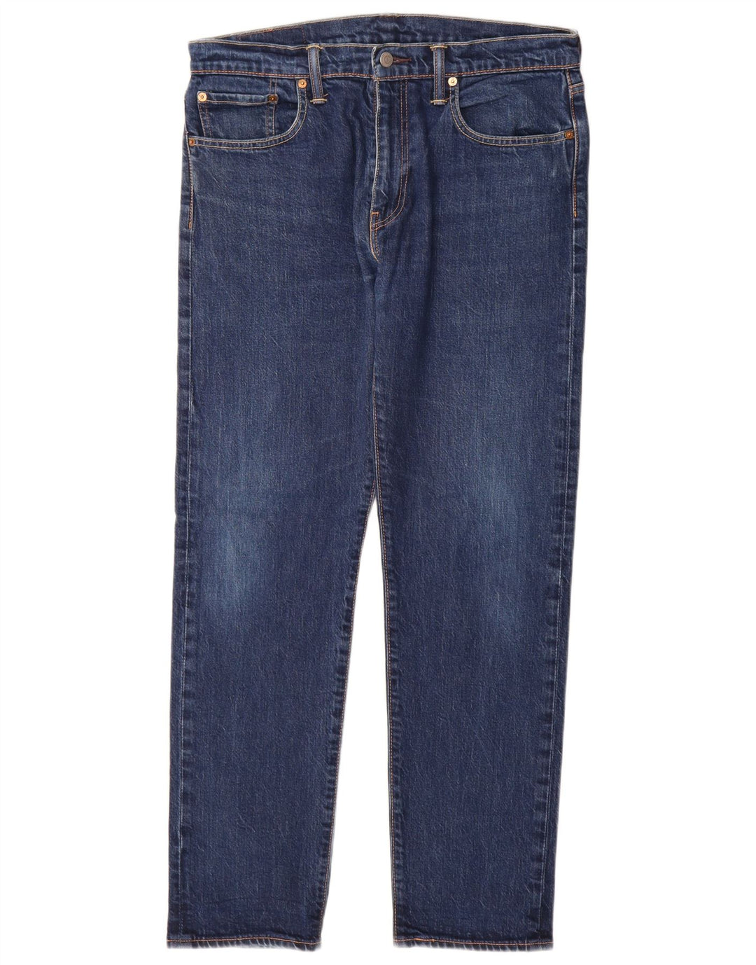 Levi's Mens 502 Slim Tapered Jeans W33 L32 Blue Cotton