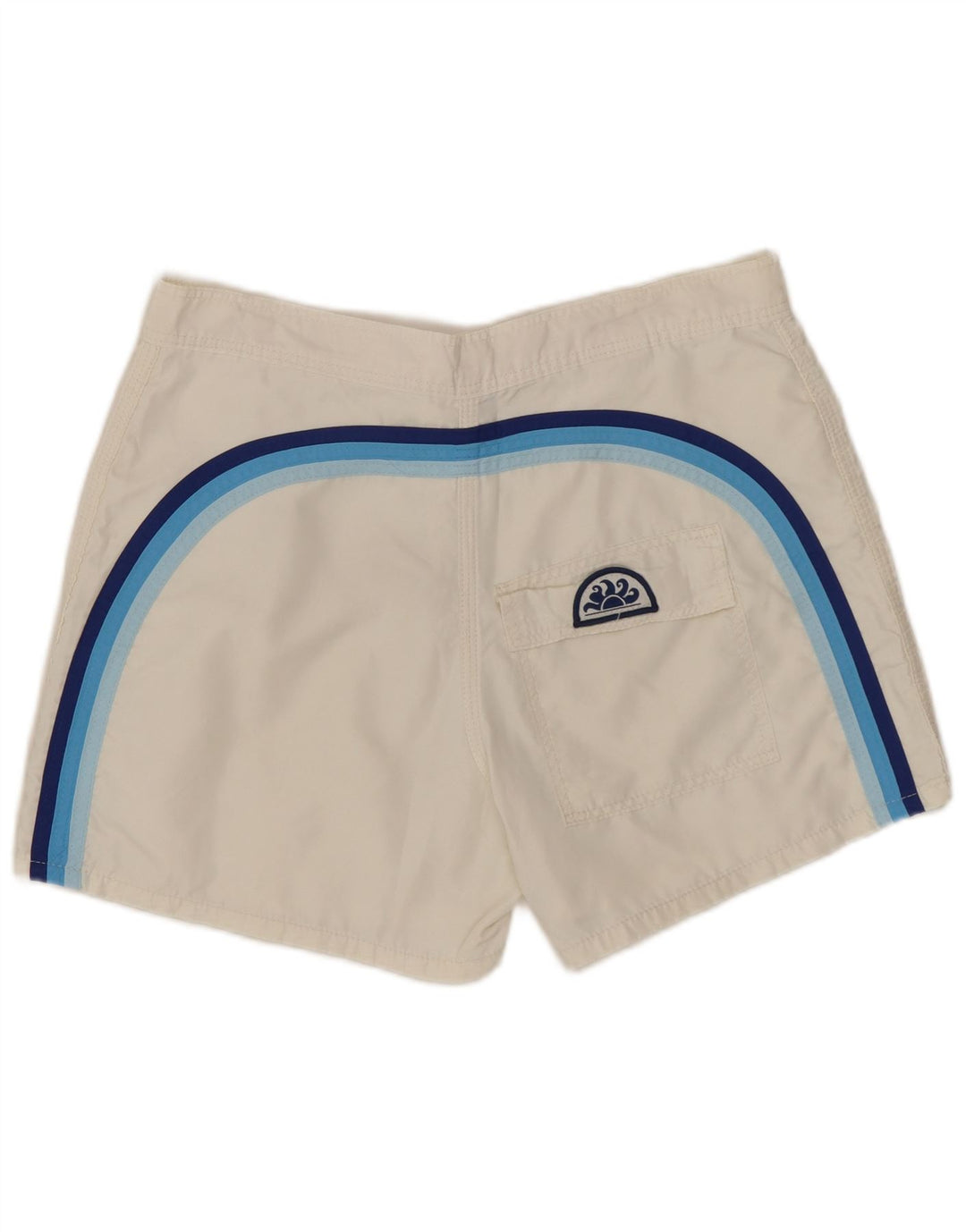 SUNDEK Mens Swimming Shorts Medium  White