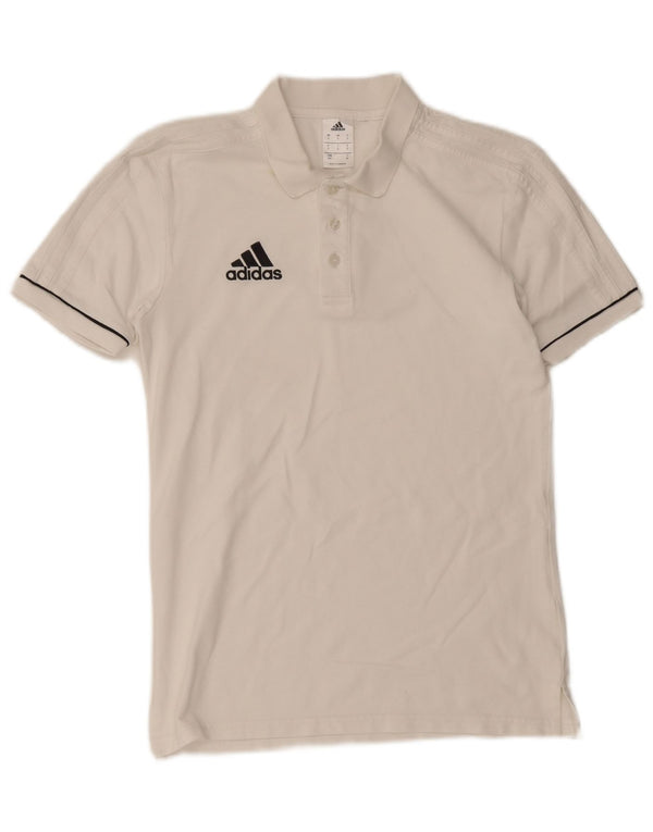 Adidas Mens Polo Shirt Small White