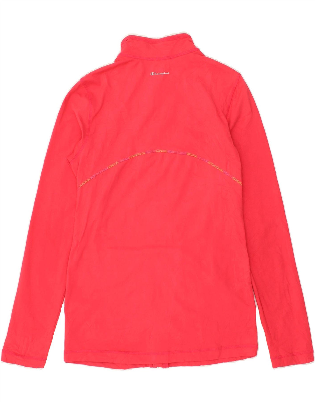 CHAMPION Womens Tracksuit Top Jacket UK 12 Medium Pink Polyester Vintage Champion and Second-Hand Champion from Messina Hembry 