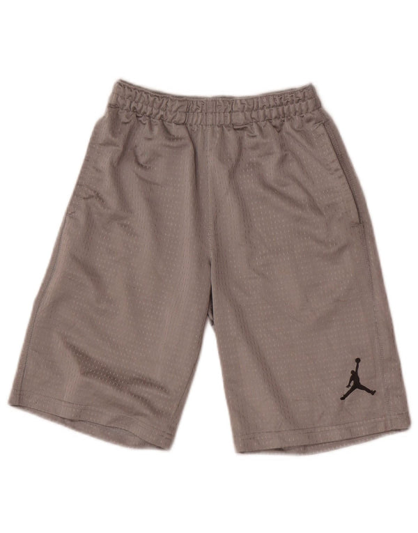 Jordan Boys Sport Shorts 8-9 Years Small Grey Polyester