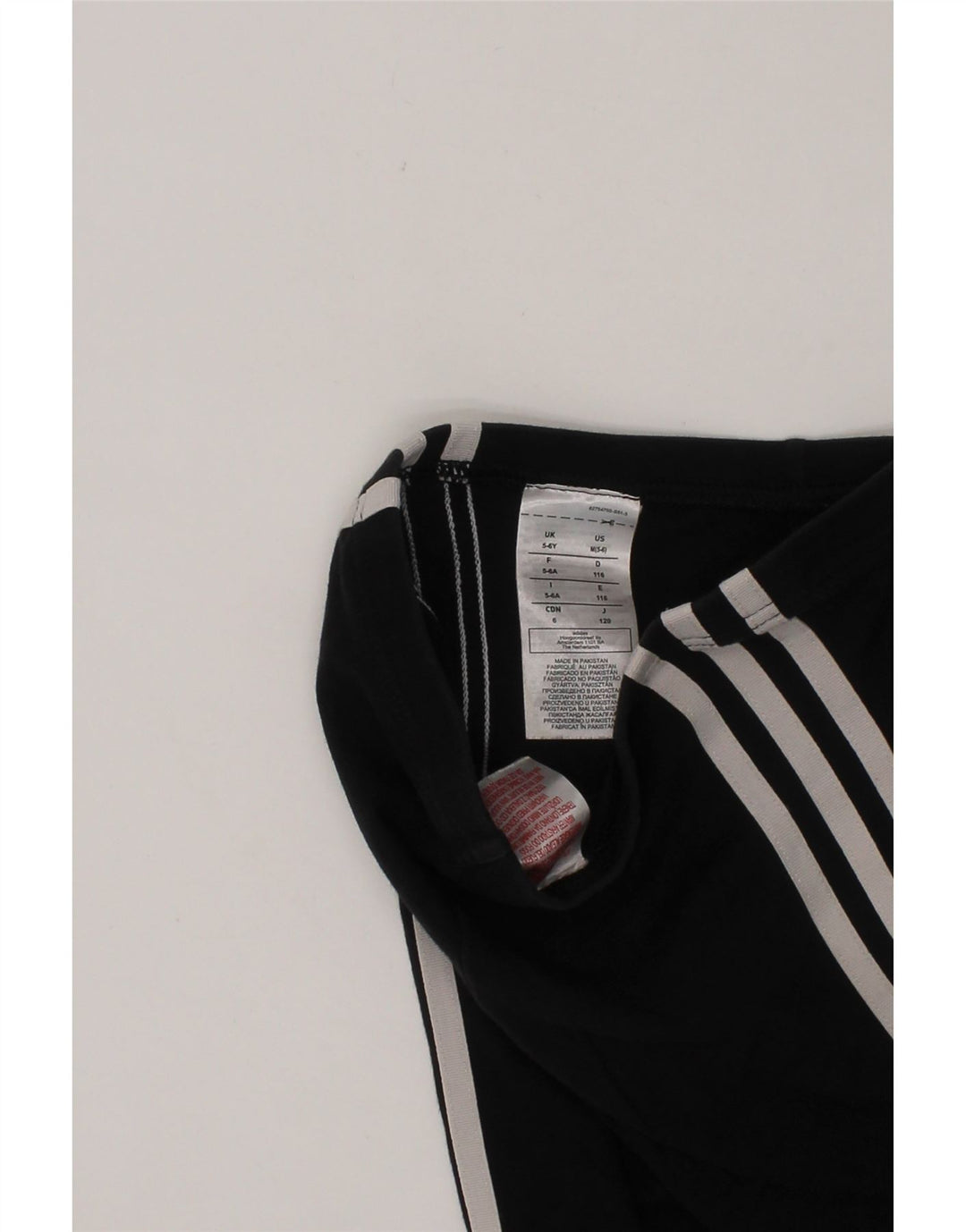 ADIDAS Girls Leggings 5-6 Years  Black Cotton Vintage Adidas and Second-Hand Adidas from Messina Hembry 