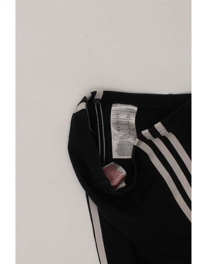ADIDAS Girls Leggings 5-6 Years  Black Cotton Vintage Adidas and Second-Hand Adidas from Messina Hembry 