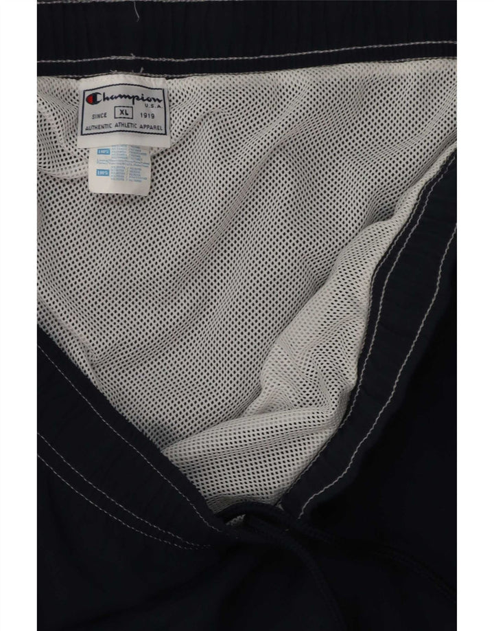 Champion Mens Swimming Shorts XL Navy Blue Polyester