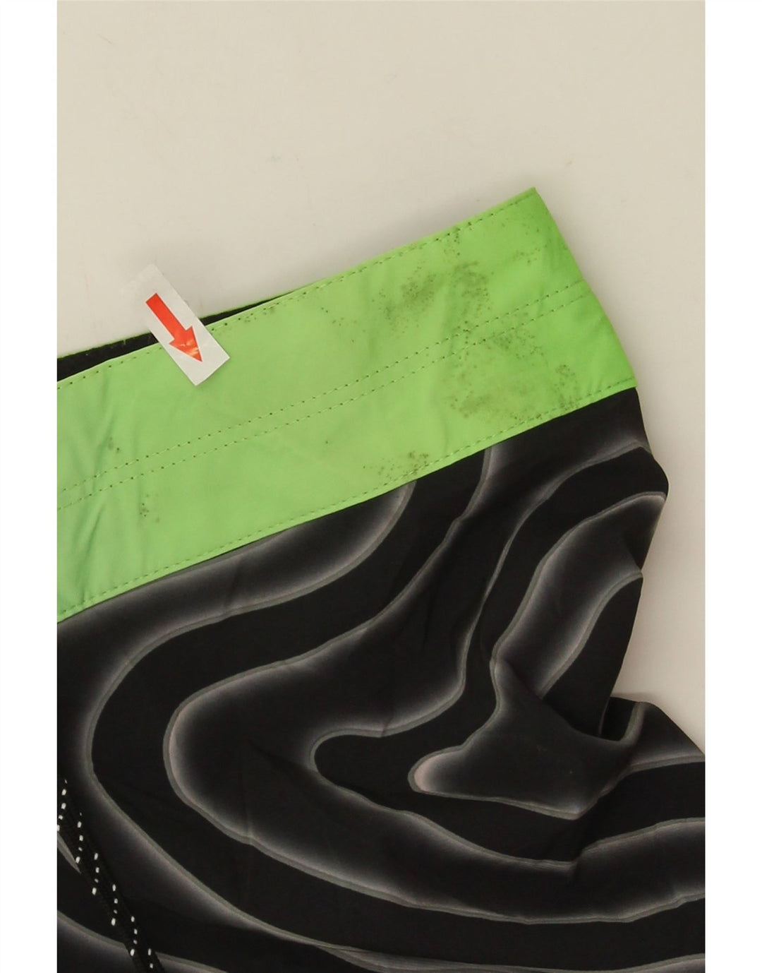 Billabong Mens Swimming Shorts Large  Black Geometric Polyester