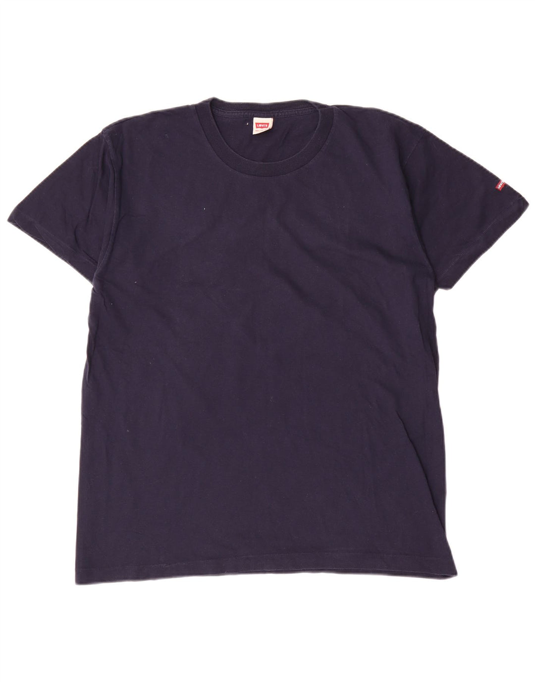Levi's Mens T-Shirt Top Large Navy Blue Cotton