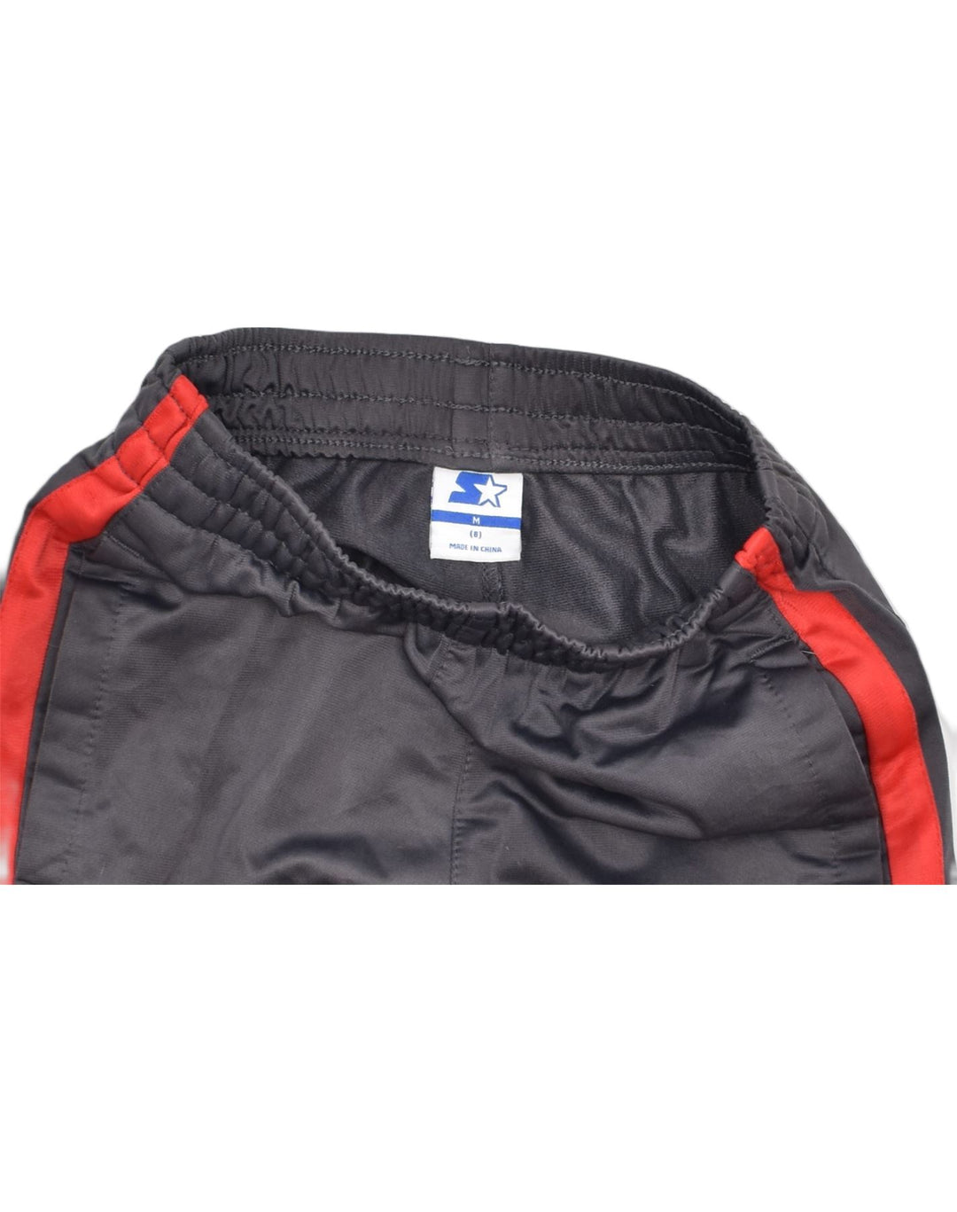 STARTER Boys Tracksuit Trousers 7-8 Years Medium Grey Polyester Sports | Vintage | Thrift | Second-Hand | Used Clothing | Messina Hembry 