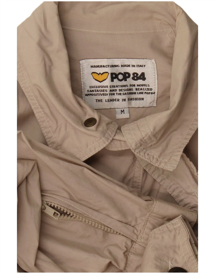 POP 84 Mens Utility Jacket UK 38 Medium Beige