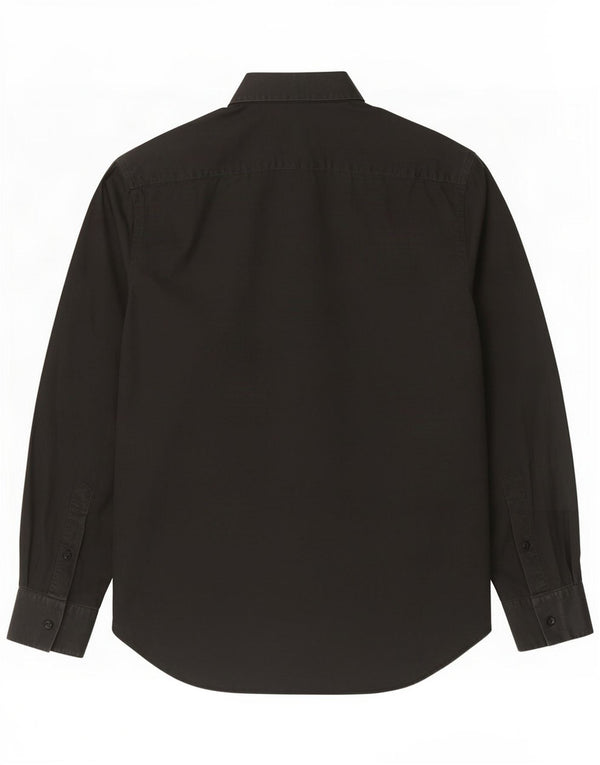 Calvin Klein Mens Shirt Size 41 16 Large Black Cotton