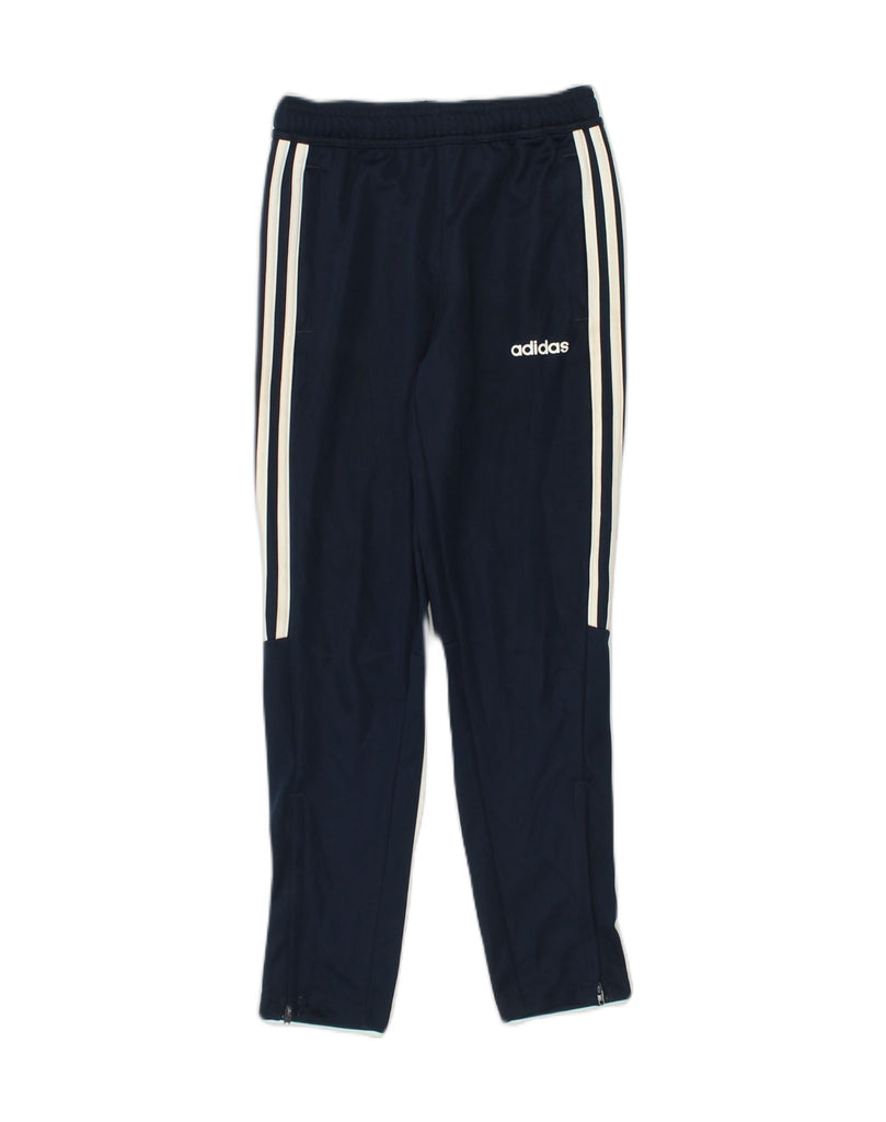 ADIDAS Boys Tracksuit Trousers 9-10 Years Navy Blue | Vintage Adidas | Thrift | Second-Hand Adidas | Used Clothing | Messina Hembry 