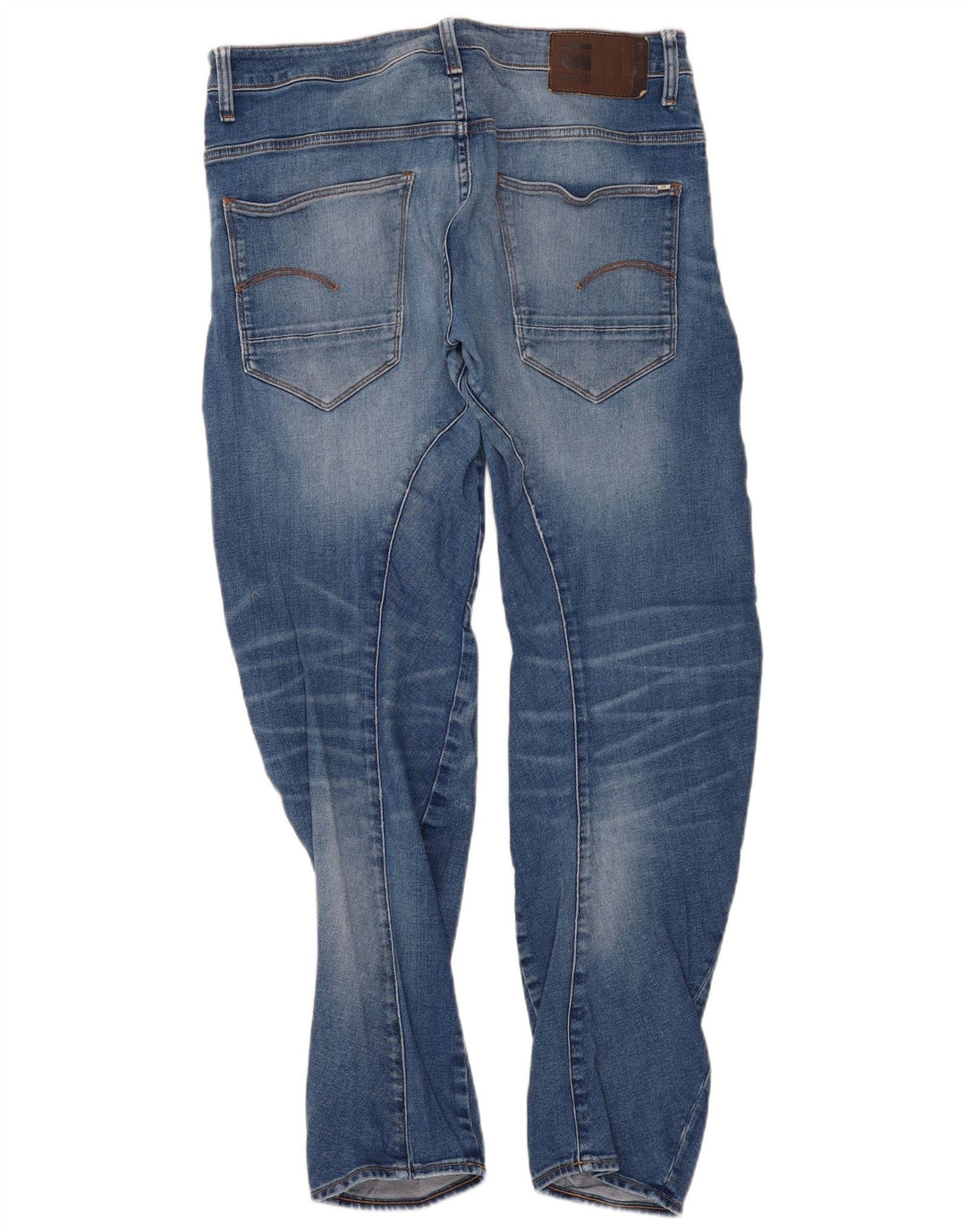G-Star Mens 3D Arc Slim Jeans W33 L34 Blue Cotton