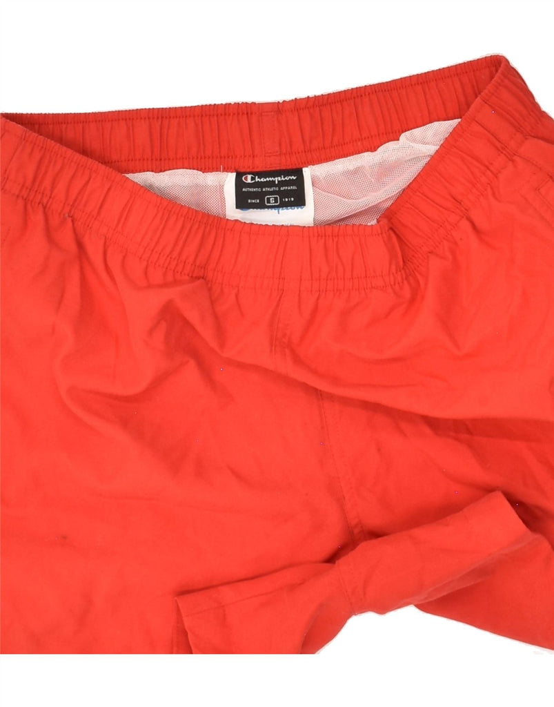 CHAMPION Mens Sport Shorts Small Red Polyester | Vintage Champion | Thrift | Second-Hand Champion | Used Clothing | Messina Hembry 