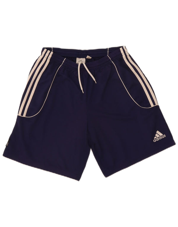 Adidas Mens Sport Shorts Medium Navy Blue Colourblock Polyester
