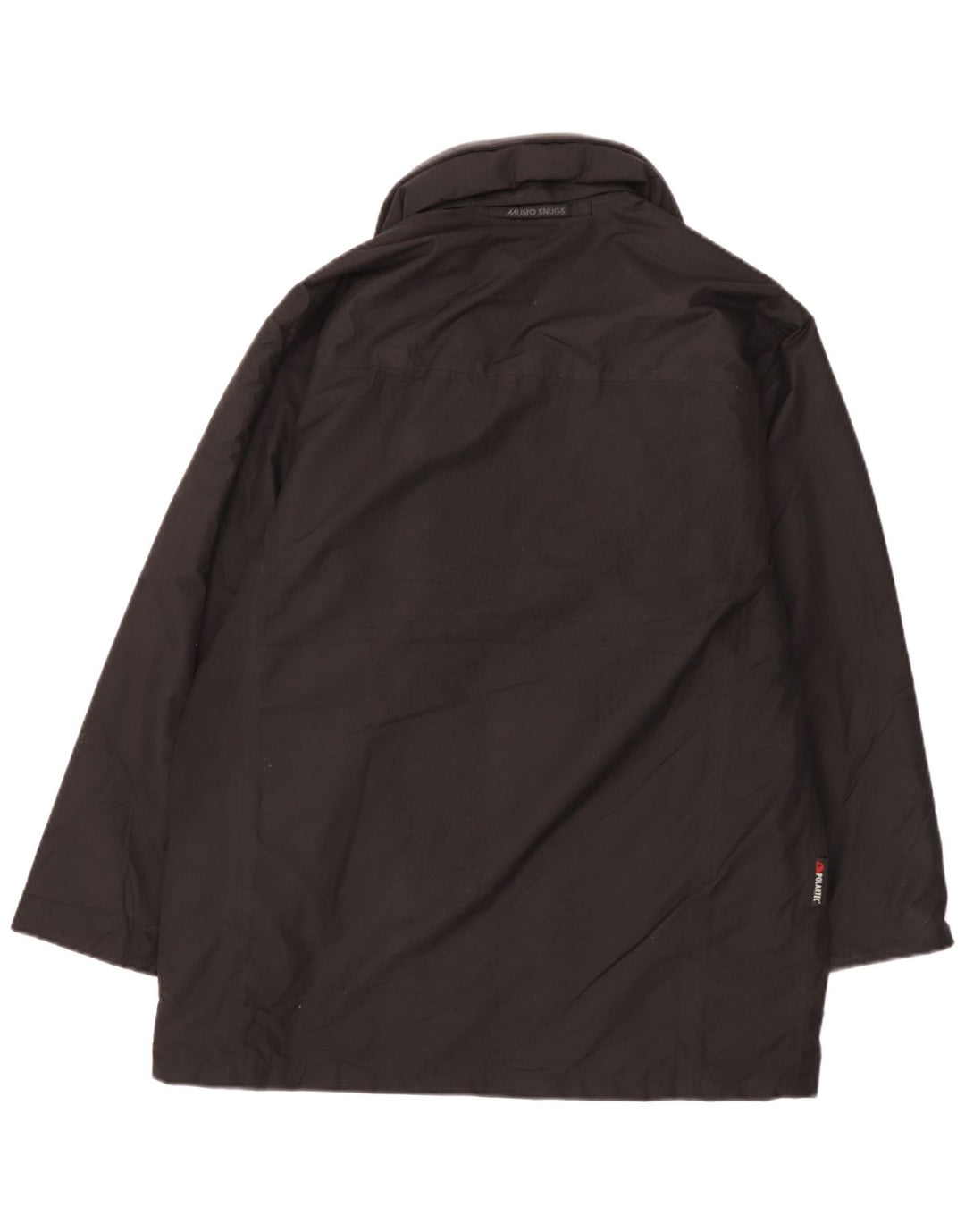 Musto Mens Hooded Parka Jacket UK 38 Medium Black Polyester