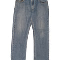 Levi's Mens 505 Straight Jeans W33 L30 Blue Cotton