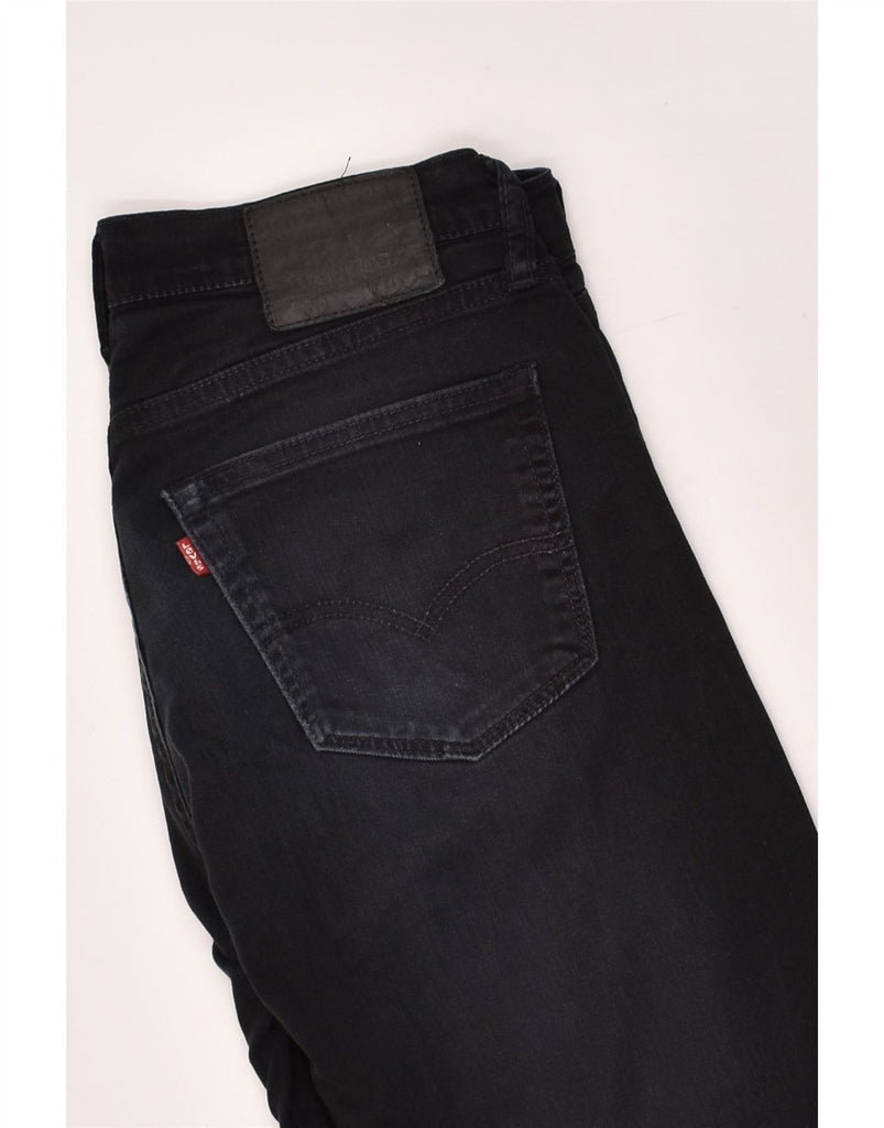 LEVI'S Mens Straight Jeans W31 L32 Black Cotton | Vintage Levi's | Thrift | Second-Hand Levi's | Used Clothing | Messina Hembry 