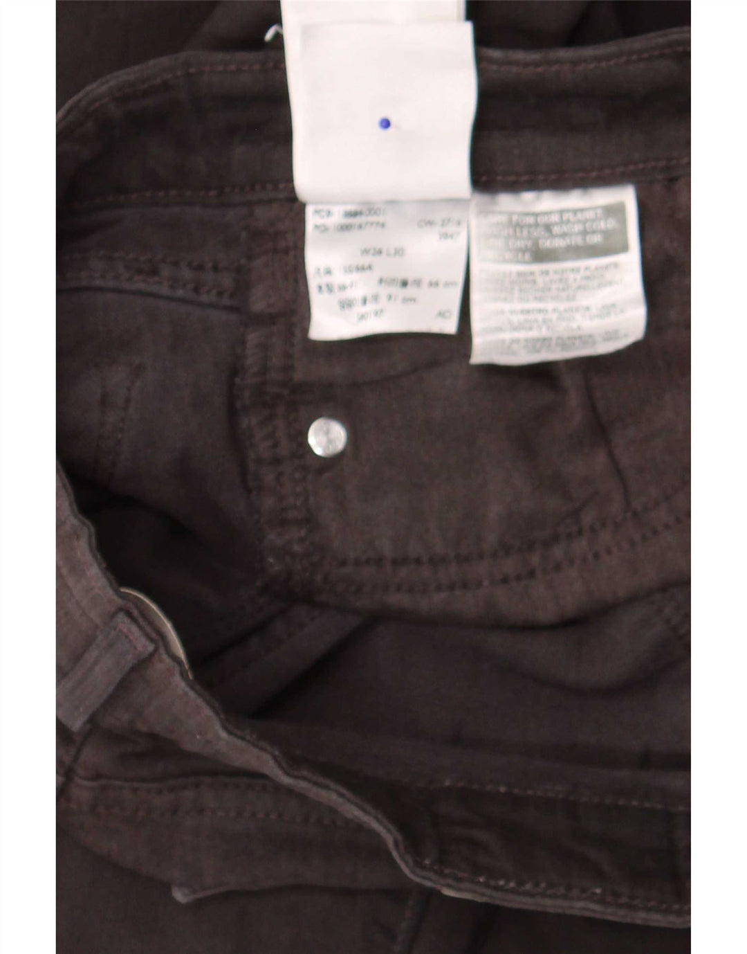 Levi's Womens 712 Slim Jeans W26 L30 Black Cotton