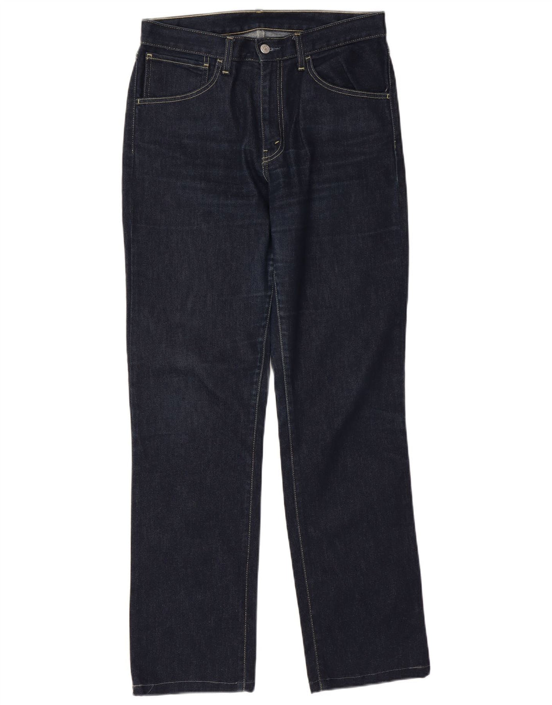 Levi's Womens Straight Jeans W32 L32 Navy Blue