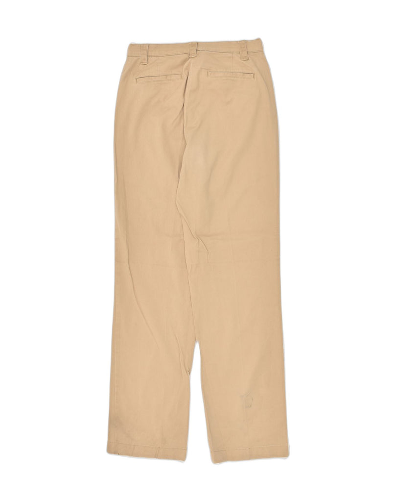 L.L.BEAN Womens Straight Casual Trousers UK 10 Small W27 L34 Beige Cotton | Vintage L.L.Bean | Thrift | Second-Hand L.L.Bean | Used Clothing | Messina Hembry 