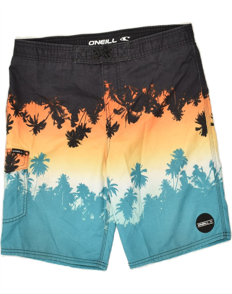 O'NEILL Boys Swimming Shorts 13-14 Years Multicoloured Colourblock Vintage O'Neill and Second-Hand O'Neill from Messina Hembry 