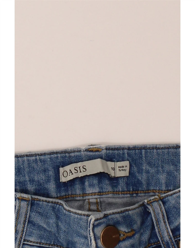 OASIS Womens Straight Jeans UK 10 Small W30 L26 Blue Cotton Vintage Oasis and Second-Hand Oasis from Messina Hembry 