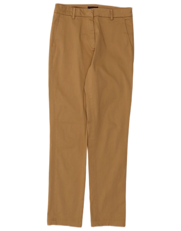 Gant Womens Straight Chino Trousers UK 8 Small W28 L27 Beige Cotton