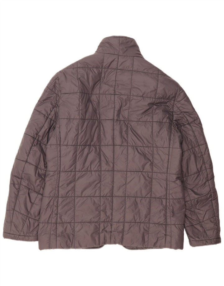 Fay Mens Padded Jacket UK 40 Large Grey Polyamide