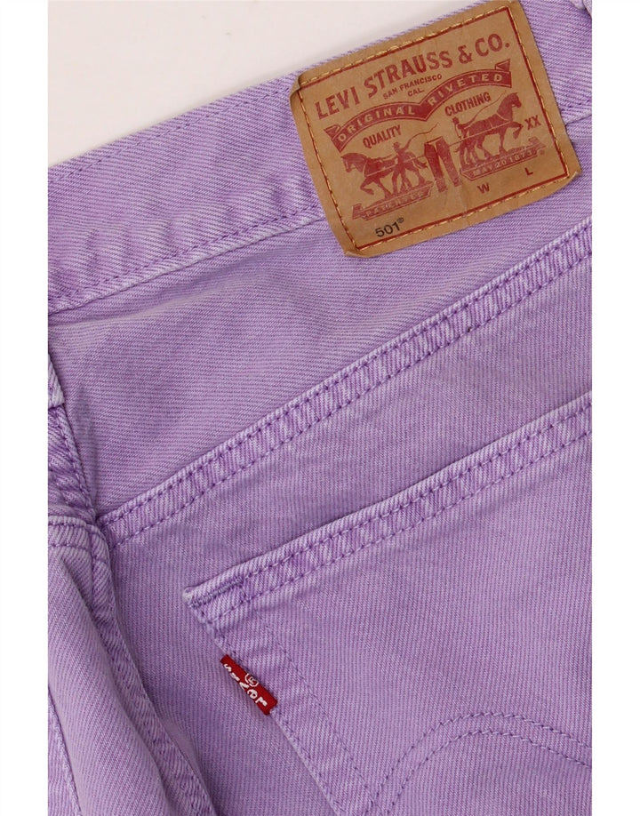 Levi's Womens 501 Straight Jeans W28 L29 Purple