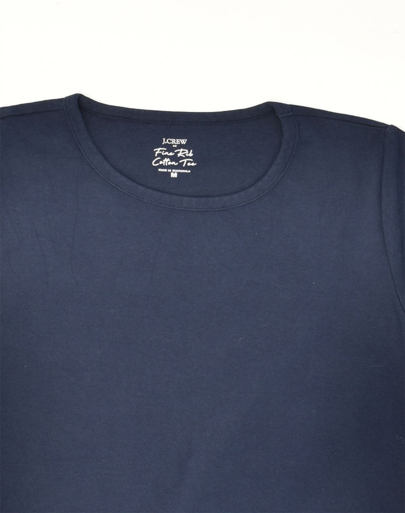 J. CREW Womens T-Shirt Top UK 12 Medium Navy Blue Cotton | Vintage J. Crew | Thrift | Second-Hand J. Crew | Used Clothing | Messina Hembry 