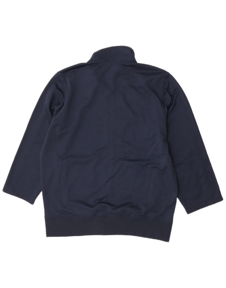 Diadora Mens Tracksuit Top Jacket Large Navy Blue Polyester