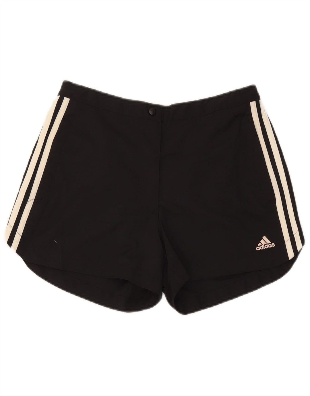 Adidas Womens Climalite Casual Shorts UK 12 Medium W28  Black Polyester