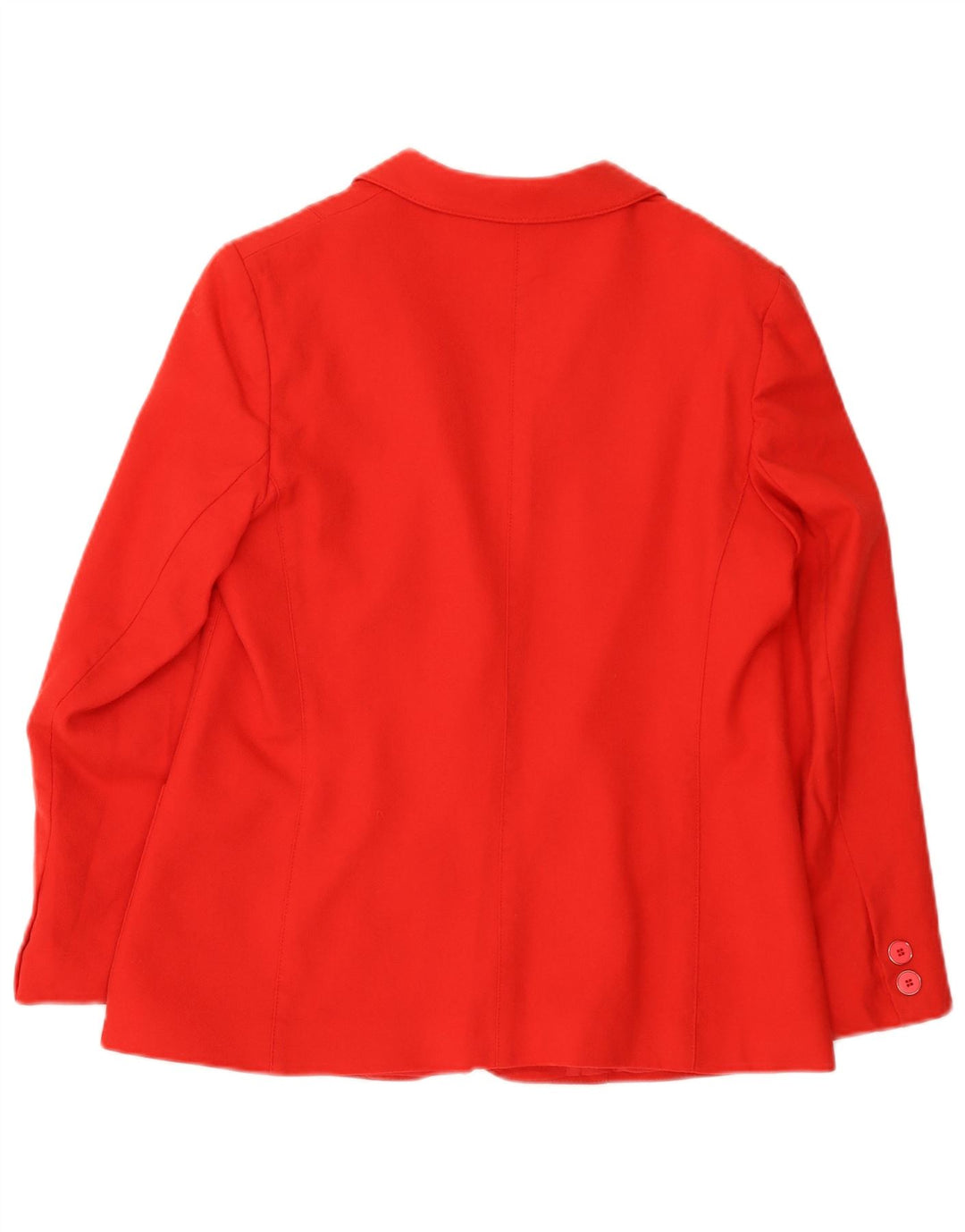 Bhs Womens 2 Button Blazer Jacket UK 16 Large Red Wool