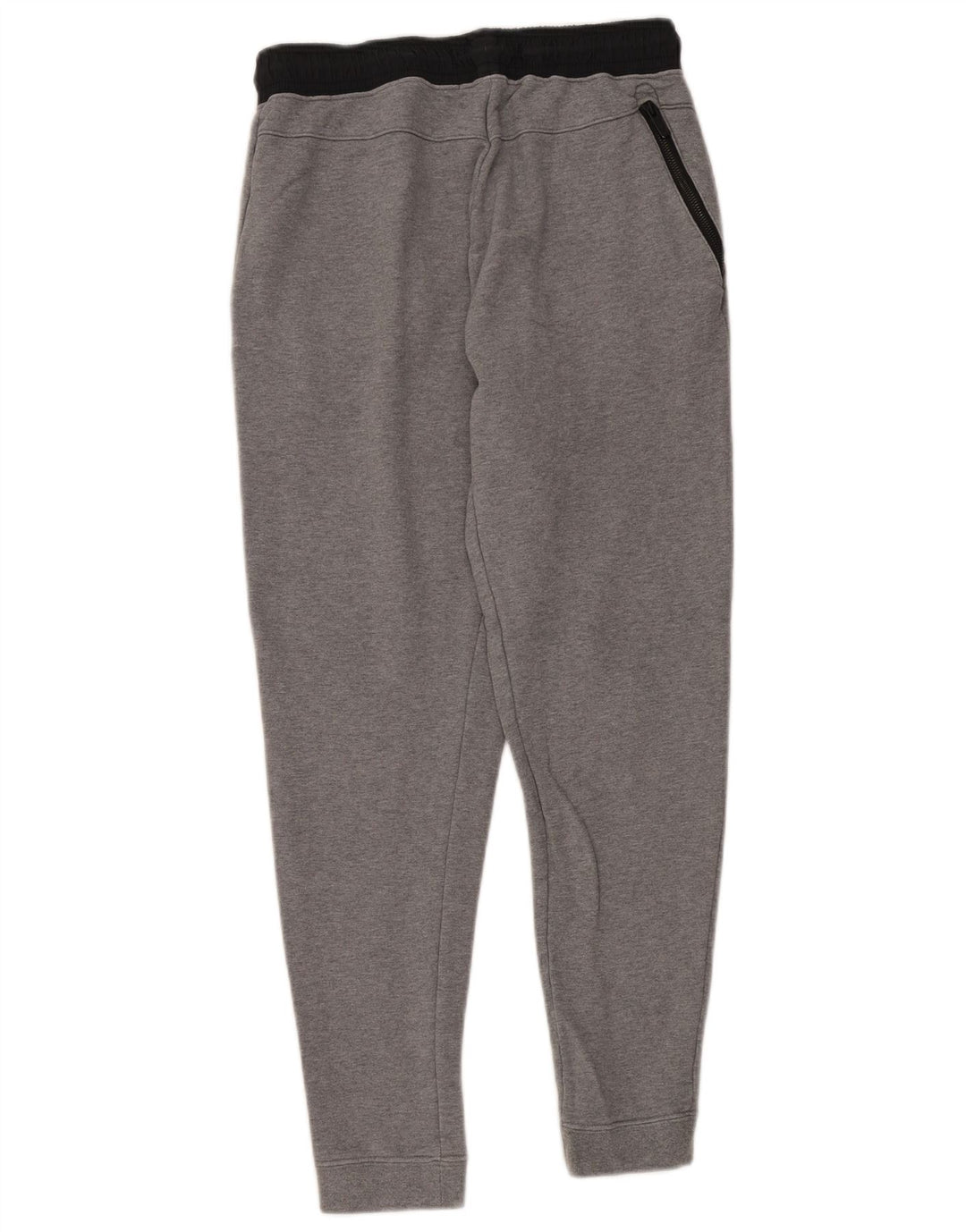 NIKE Mens Tracksuit Trousers Joggers Medium Grey Colourblock Cotton