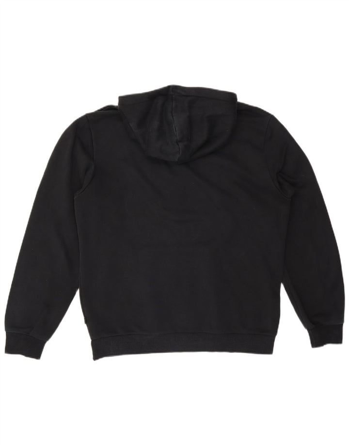 Puma Mens Hoodie Jumper Medium Black Cotton