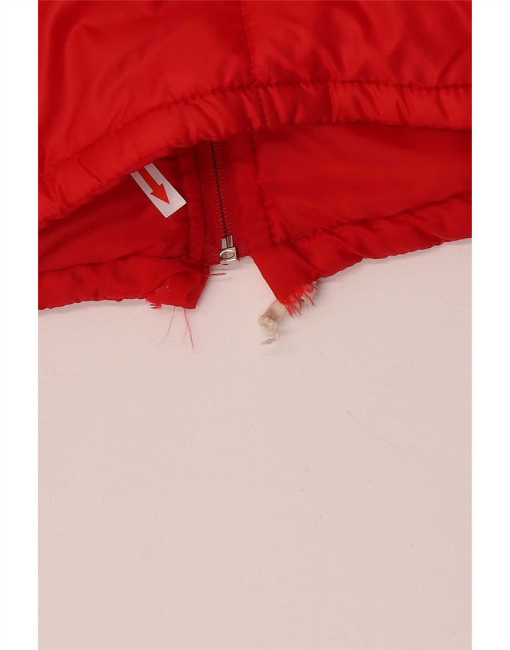 Vintage Womens Windbreaker Jacket IT 42 Medium Red Colourblock Polyamide