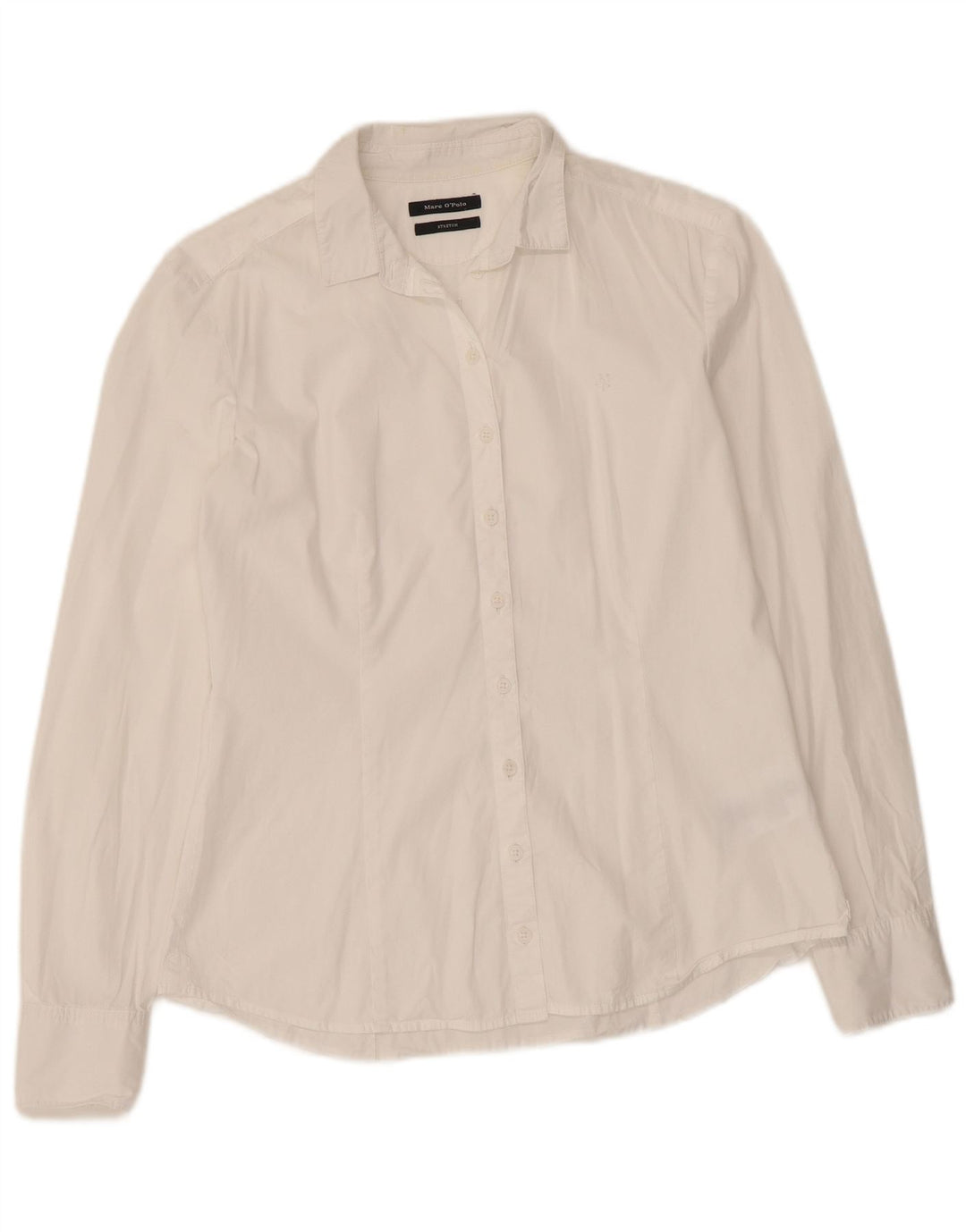 MARC O'POLO Womens Shirt EU 36 Small White Cotton