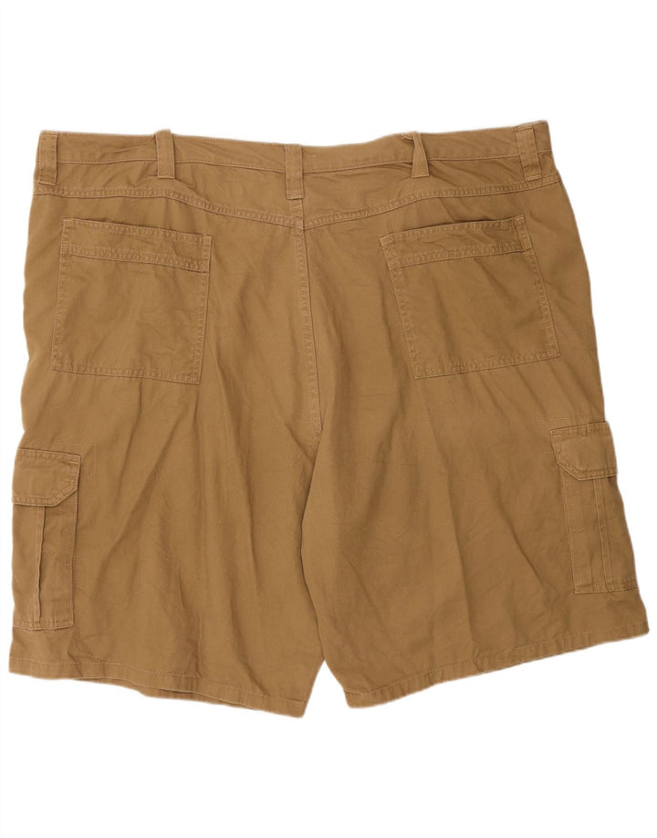 Wrangler Mens Cargo Shorts W46 3XL Beige Cotton