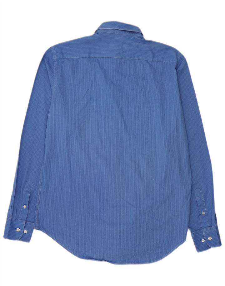 Zara Mens Slim Fit Shirt Large Blue