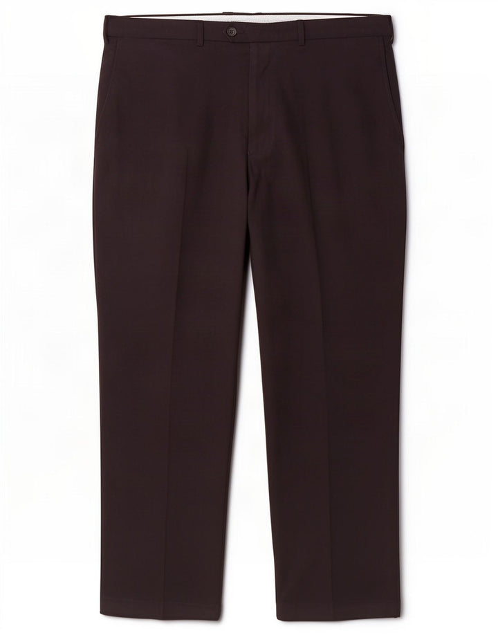 Marks & Spencer Mens Regular Fit Suit Trousers W44 L27 Navy Blue Polyester